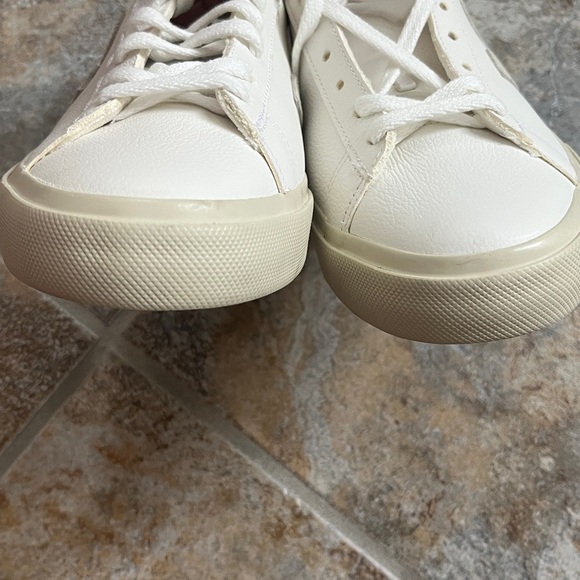 VEJA Campo Leather White Almond Sneakers Size 9 NEW - Picture 11 of 13